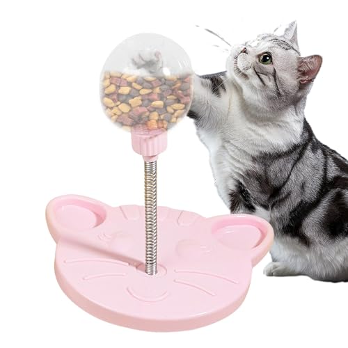 Lunaobrik Leckagen Spielzeug für Haustiere, Kugelspender für Hunde, Futterpuzzle für Katzen, interaktives Verfolgungsspielzeug für Haustiere von Lunaobrik