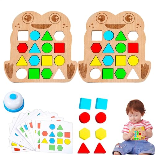 Lunaobrik Multipuzzle, Holzpuzzle, Cartoon-Tier-Design, Holzmusterblock | Geometry Color Board for Boys Girls Preschool Learning Lunaobrik Multipuzzle, Holzpuzzle, Cartoon-Tier-Design, Holzmusterblock | Geometry Color Board for Boys Girls Preschool Learning von Lunaobrik