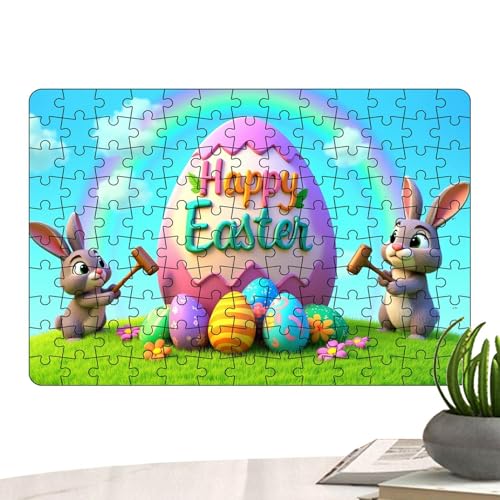 Lunaobrik Osterhasen-Puzzle, Osterpuzzle für Erwachsene | Niedliches Osterhasen-Puzzle, Cartoon-Osterbedarf, Urlaubsdekoration, Dekoration Lunaobrik Osterhasen-Puzzle, Osterpuzzle für Erwachsene | Niedliches Osterhasen-Puzzle, Cartoon-Osterbedarf, Urlaubsdekoration, Dekoration von Lunaobrik