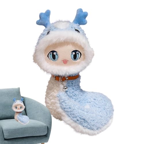 Lunaobrik Plüsch Maskottchen Schlange, Chinesisches Neujahr Schlange Plüschtier - Souvenir Plüsch Snake Year - Kuscheltier Plüschtier Jahr der Schlange 35cm Plüschtiere von Lunaobrik