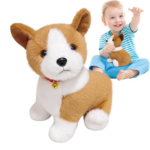 Lunaobrik Plüschhund, Plüschtier, kleiner Welpe, luxuriös, ultraweich, Cartoon, Tiere, kleine Tiere mit BH, Plüschfigur für Kinder zu Hause und Mädchen Lunaobrik Plüschhund, Plüschtier, kleiner Welpe, luxuriös, ultraweich, Cartoon, Tiere, kleine Tiere mit BH, Plüschfigur für Kinder zu Hause und Mädchen von Lunaobrik
