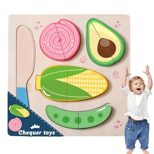 Lunaobrik Puzzles zum Ausschneiden aus Holz, Lebensmittel-Set aus Holz | Obstschneide-Spielzeug aus Holz, um Lebensmittel zu spielen – Puzzle Lernspielzeug Vorschule, Spielzeug Lunaobrik Puzzles zum Ausschneiden aus Holz, Lebensmittel-Set aus Holz | Obstschneide-Spielzeug aus Holz, um Lebensmittel zu spielen – Puzzle Lernspielzeug Vorschule, Spielzeug von Lunaobrik
