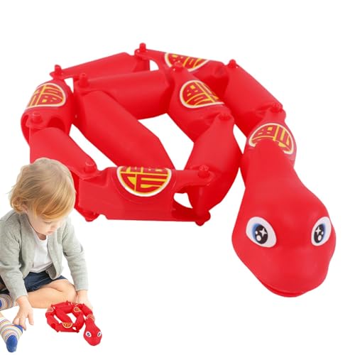 Lunaobrik Snake Scherzgelenk, gewundenes Schlangen-Spielzeug | Mehrgelenkige Schlange für Scherzartikel | Tier-Ornament der kindlichen Freude für Erwachsene und Kinder Sammlung für Reisen, Picknick Lunaobrik Snake Scherzgelenk, gewundenes Schlangen-Spielzeug | Mehrgelenkige Schlange für Scherzartikel | Tier-Ornament der kindlichen Freude für Erwachsene und Kinder Sammlung für Reisen, Picknick von Lunaobrik