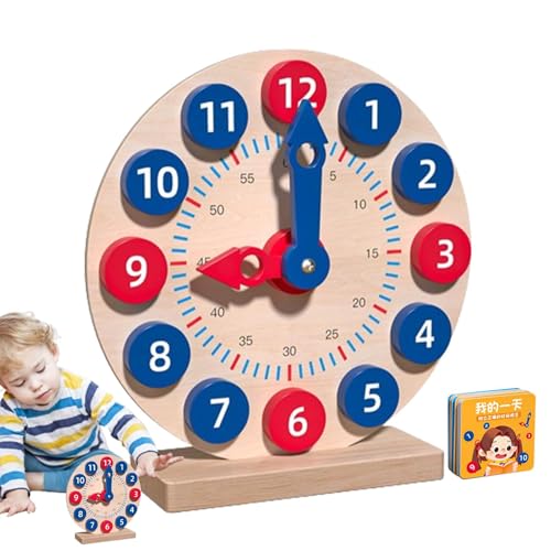 Lunaobrik Übungsuhr Zum Lernen Der Zeit - Lernuhr Für Kinder, Lernuhr Aus Mit 18 Karten | Zeitaktivitätsset, Übungsuhr, Analoge Kinderuhr Für Heimschulbedarf, Lernen Sie, Die Zeit Einfach Lunaobrik Übungsuhr Zum Lernen Der Zeit - Lernuhr Für Kinder, Lernuhr Aus Mit 18 Karten | Zeitaktivitätsset, Übungsuhr, Analoge Kinderuhr Für Heimschulbedarf, Lernen Sie, Die Zeit Einfach von Lunaobrik