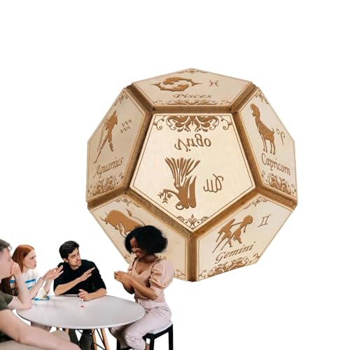 Lunaobrik Würfel mit 12 Seiten aus Holz, polyedrisches Spielzubehör für Partys und Abende | Spielerische Entscheidungshilfe für Zuhause, Reisen, Studium und Veranstaltungen Lunaobrik Würfel mit 12 Seiten aus Holz, polyedrisches Spielzubehör für Partys und Abende | Spielerische Entscheidungshilfe für Zuhause, Reisen, Studium und Veranstaltungen von Lunaobrik