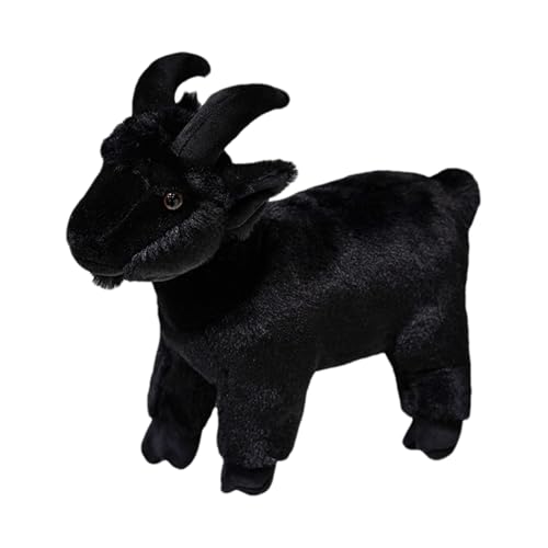 Lunaobrik Ziegenplüsch - süßes Plüschtier, weiches Design | Süße Ziegenpuppe, 11,8 Zoll, Dekokissen, perfekte Gelegenheit, flauschig, vielseitig, ideal für Kinder und Erwachsene von Lunaobrik