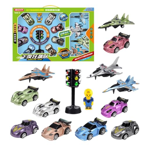 Lunaobrik Ziehen Sie das Spielzeugauto zurück, ziehen Sie für Kleinkinder zurück - Inertia Automobile Metal Press Pull Back Truck - Die Allrounder spielen niedliche Lernspielzeuge für Lunaobrik Ziehen Sie das Spielzeugauto zurück, ziehen Sie für Kleinkinder zurück - Inertia Automobile Metal Press Pull Back Truck - Die Allrounder spielen niedliche Lernspielzeuge für von Lunaobrik