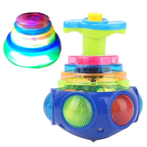 Music Spinner Toy - LED Shining Toy, Kids Music spinnings Tops | Leuchten Spinnhöfe für Kinder, LED -Licht blinkende Spinnhöfe, Gyroscope Toys Party -Gefälligkeiten, Musik, die Top 2,76*3,15*3.15 Zoll Music Spinner Toy - LED Shining Toy, Kids Music spinnings Tops | Leuchten Spinnhöfe für Kinder, LED -Licht blinkende Spinnhöfe, Gyroscope Toys Party -Gefälligkeiten, Musik, die Top 2,76*3,15*3.15 Zoll von Lunaobrik