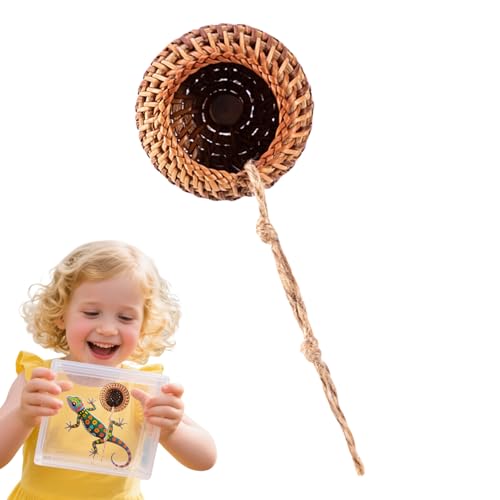 Mygal Terrarium Rettungszubehör - Haus Rattan für Kleintiere, Magnetischer Schutz für Schnecken Kleine Bernard Reptilien - Hermite Mantis Wirbellates Lebendige Mygal Terrarium Rettungszubehör - Haus Rattan für Kleintiere, Magnetischer Schutz für Schnecken Kleine Bernard Reptilien - Hermite Mantis Wirbellates Lebendige von Lunaobrik