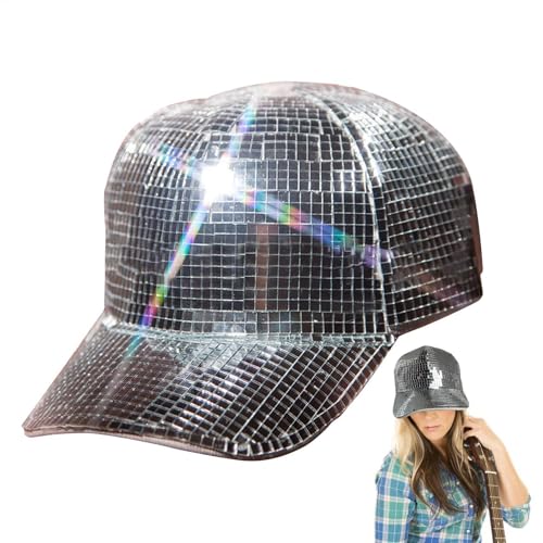 Silver Farkly Mirror Hut - Disco Ball Cowboyhut, Cowboy -Baseballhüte | Modeartikel, Cowboyhut, Disco -Ballspiegel, Spiegelballhüte, Disco -Ballkappen, funkelnde, trendy, silberne, Cosplay -Requisiten Silver Farkly Mirror Hut - Disco Ball Cowboyhut, Cowboy -Baseballhüte | Modeartikel, Cowboyhut, Disco -Ballspiegel, Spiegelballhüte, Disco -Ballkappen, funkelnde, trendy, silberne, Cosplay -Requisiten von Lunaobrik