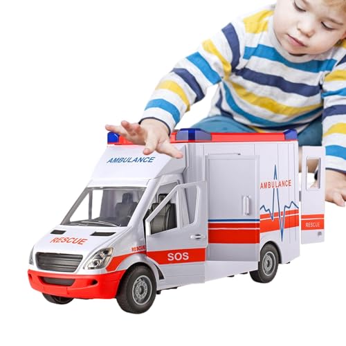 Spielzeug-Sets für Notfallfahrzeuge: Rettungsfahrzeuge, Krankenwagen, Spielzeugauto für Krankenwagen, Spielzeugauto mit Licht- und Soundeffekt, Fahrzeuge für Kinder, Liebhaber von La Hu Spielzeug-Sets für Notfallfahrzeuge: Rettungsfahrzeuge, Krankenwagen, Spielzeugauto für Krankenwagen, Spielzeugauto mit Licht- und Soundeffekt, Fahrzeuge für Kinder, Liebhaber von La Hu von Lunaobrik