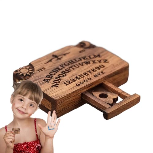 Spirit Board - Wahrsageres Tool, Seance Oracle | Haunted Talking Board, Gothic Message Beschwörung, Paranormale Hexenbrett, Tasche Esoterische Prophezeiung Für Halloween -, Ghost Part von Lunaobrik