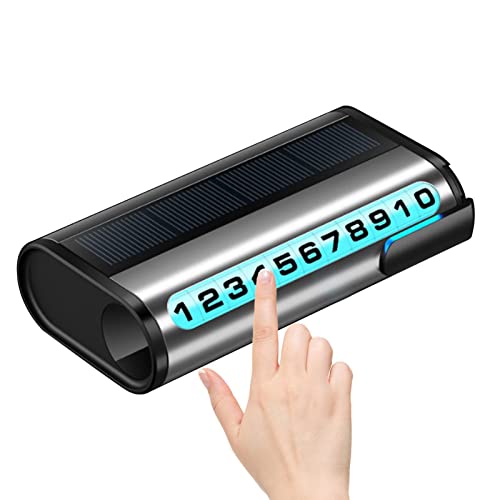 Temporärer Parkplatz für Autos - Stilvolles temporäres Stoppschild für, Telefonnummer Ankündigung | Parkkartenplatte, mobiles Metall-Telefonschild Tema von Lunaobrik