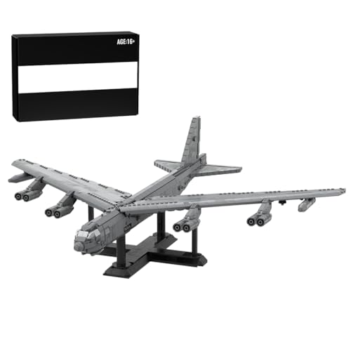 B-52 Stratofortress Bomber, Flugzeug Mit StäNder, MilitäR Flugzeug Klemmbausteine Bausatz, Modellbausatz Luftwaffe Kampfflugzeug Technik Set, KäMpfer Geschenk FüR Kinder & Erwachsen (1722 Teile) B-52 Stratofortress Bomber, Flugzeug Mit StäNder, MilitäR Flugzeug Klemmbausteine Bausatz, Modellbausatz Luftwaffe Kampfflugzeug Technik Set, KäMpfer Geschenk FüR Kinder & Erwachsen (1722 Teile) von Lunaro