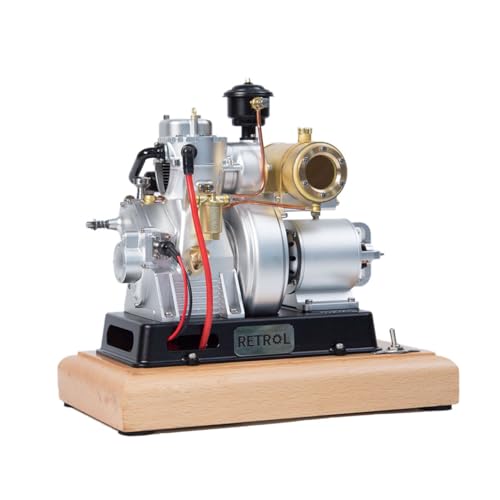 Motormodellbausatz, der läuft, 185 Typ DIY 4-Takt-Einzylinder-Motor-Modellbausatz, mechanischer pädagogischer Verbrennungsmotor-Kit für Erwachsene, STEM-Geschenk für Hobbyisten Motormodellbausatz, der läuft, 185 Typ DIY 4-Takt-Einzylinder-Motor-Modellbausatz, mechanischer pädagogischer Verbrennungsmotor-Kit für Erwachsene, STEM-Geschenk für Hobbyisten von Lunaro