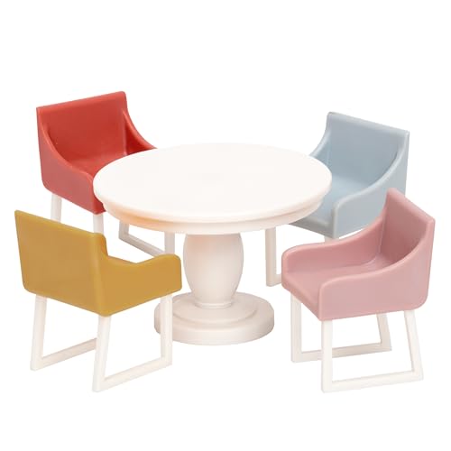 LUNDBY Puppenhaus Esszimmer Möbel Tisch und Stühle Set, 5-teilig Puppen Haus Puppenzubehör für Minipuppen 11 cm – Alter 4+, Maßstab 1:18 LUNDBY Puppenhaus Esszimmer Möbel Tisch und Stühle Set, 5-teilig Puppen Haus Puppenzubehör für Minipuppen 11 cm – Alter 4+, Maßstab 1:18 von Lundby
