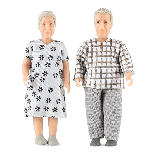 Lundby Puppenhaus Puppen Set - Jamie Großeltern Puppenhaus Figuren - Puppe für Jungs & Mädchen - Kleine Puppenfiguren für Puppenfamilie - Hochwertiges Puppenhaus Zubehör - 2 x Puppe ab 3 Jahre Lundby Puppenhaus Puppen Set - Jamie Großeltern Puppenhaus Figuren - Puppe für Jungs & Mädchen - Kleine Puppenfiguren für Puppenfamilie - Hochwertiges Puppenhaus Zubehör - 2 x Puppe ab 3 Jahre von Lundby