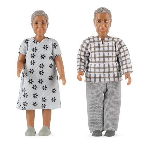 Lundby Puppenhaus Puppen Set - Nikki Großeltern Puppenhaus Figuren - Puppe für Jungs & Mädchen - Kleine Puppenfiguren für Puppenfamilie - Hochwertiges Puppenhaus Zubehör - 2 x Puppe ab 3 Jahre Lundby Puppenhaus Puppen Set - Nikki Großeltern Puppenhaus Figuren - Puppe für Jungs & Mädchen - Kleine Puppenfiguren für Puppenfamilie - Hochwertiges Puppenhaus Zubehör - 2 x Puppe ab 3 Jahre von Lundby