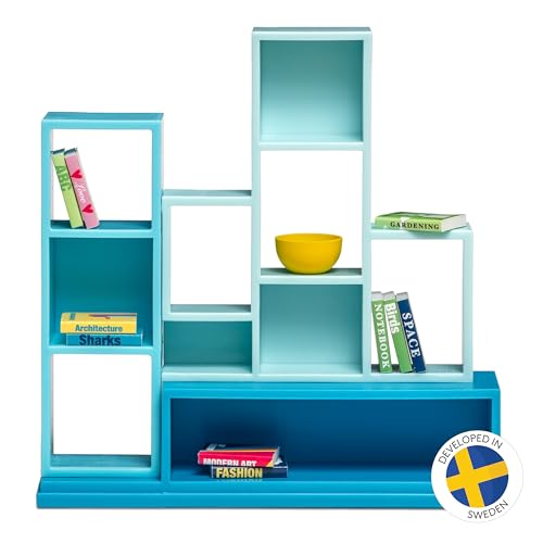 Lundby Bücherregal Puppenhaus - Möbelset 12-teilig - Möbel - Puppenhauszubehör - Regal mit 10 herausnehmbaren Büchern - Zubehör - ab 4 Jahre - 11 cm Puppen - Minipuppen 1:18 Lundby Bücherregal Puppenhaus - Möbelset 12-teilig - Möbel - Puppenhauszubehör - Regal mit 10 herausnehmbaren Büchern - Zubehör - ab 4 Jahre - 11 cm Puppen - Minipuppen 1:18 von Lundby