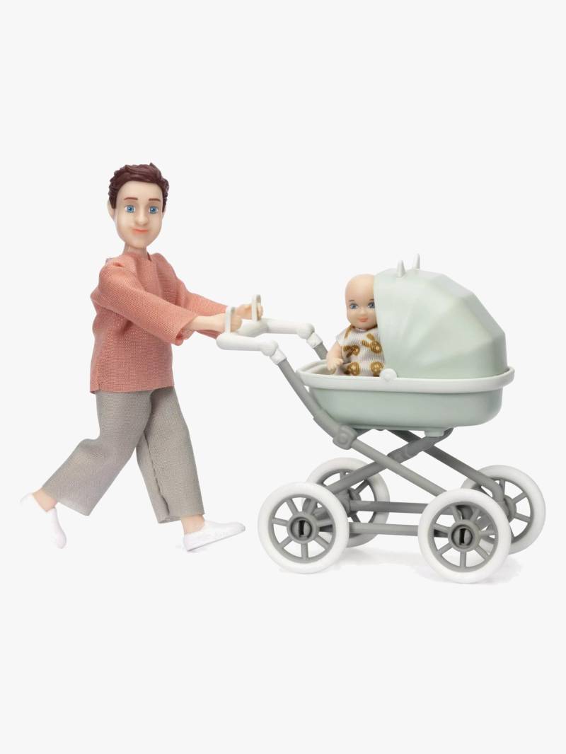 Lundby Puppe mit Baby und Kinderwagen Lundby Puppe mit Baby und Kinderwagen von Lundby