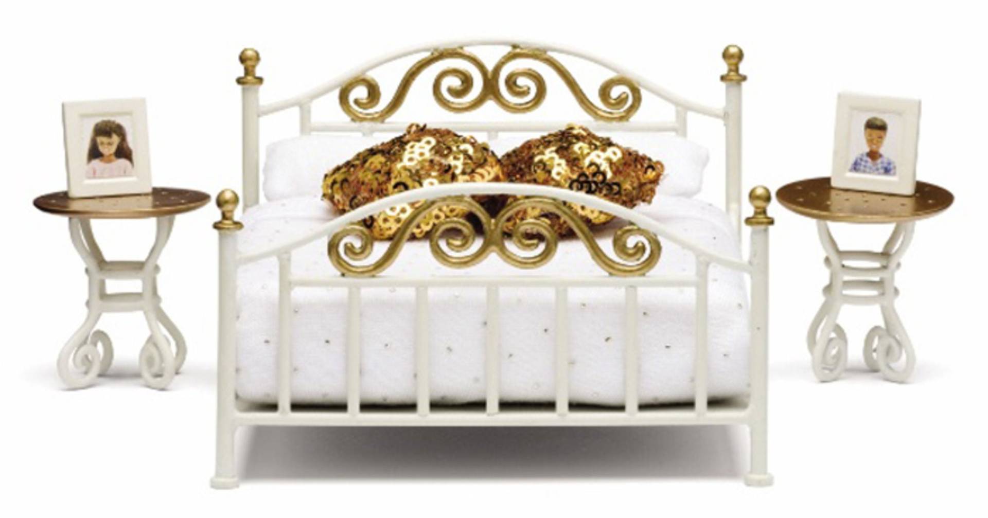 Lundby Puppenhausmöbel Småland Messingbett Lundby Puppenhausmöbel Småland Messingbett von Lundby