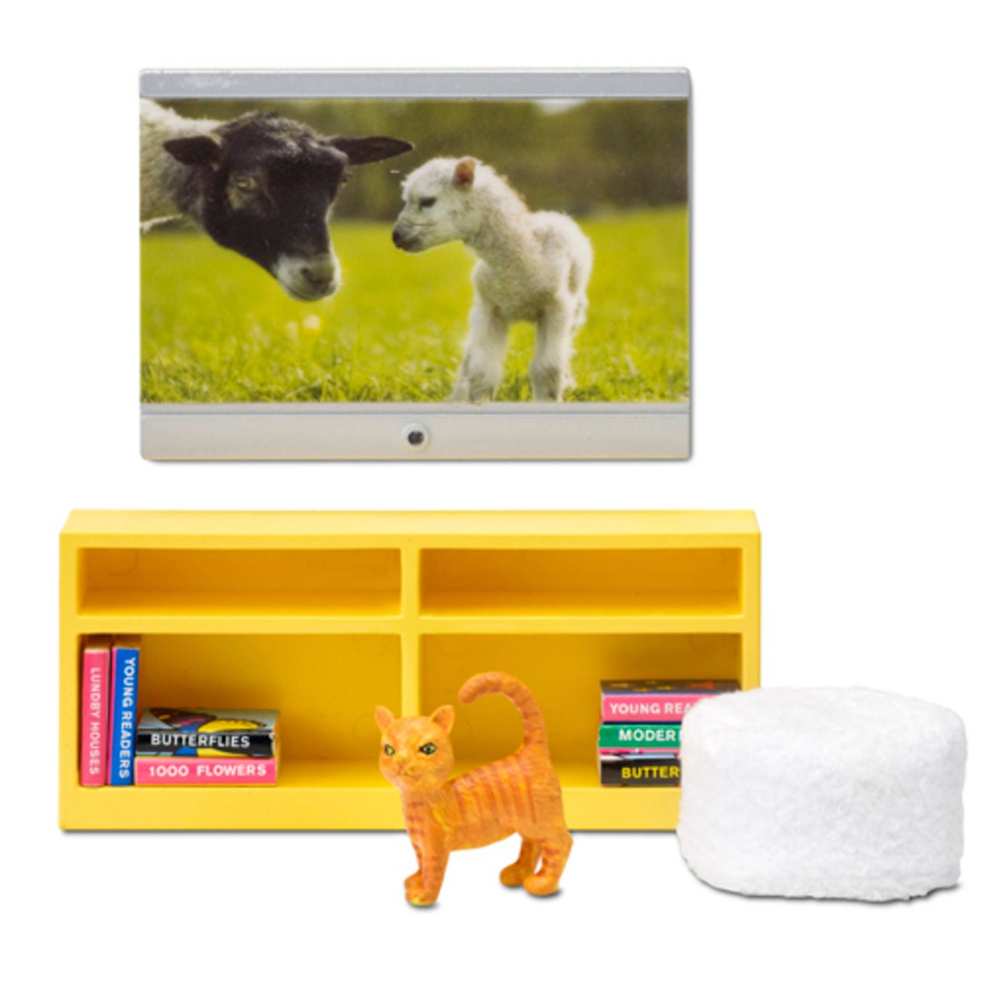 Lundby Puppenhausmöbel Småland TV-Set von Lundby