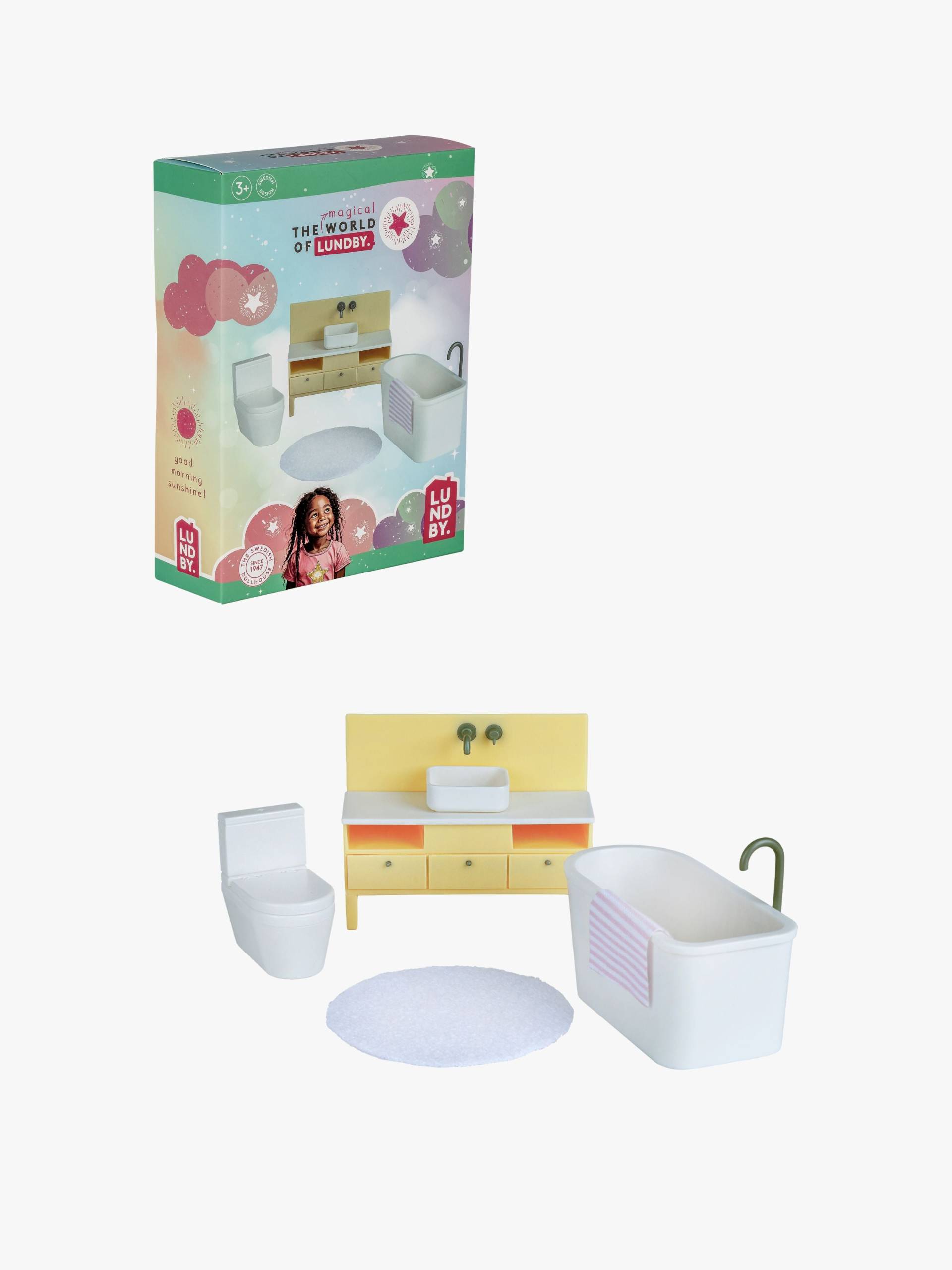 Lundby Puppenhauszubehör Badezimmer Basic von Lundby