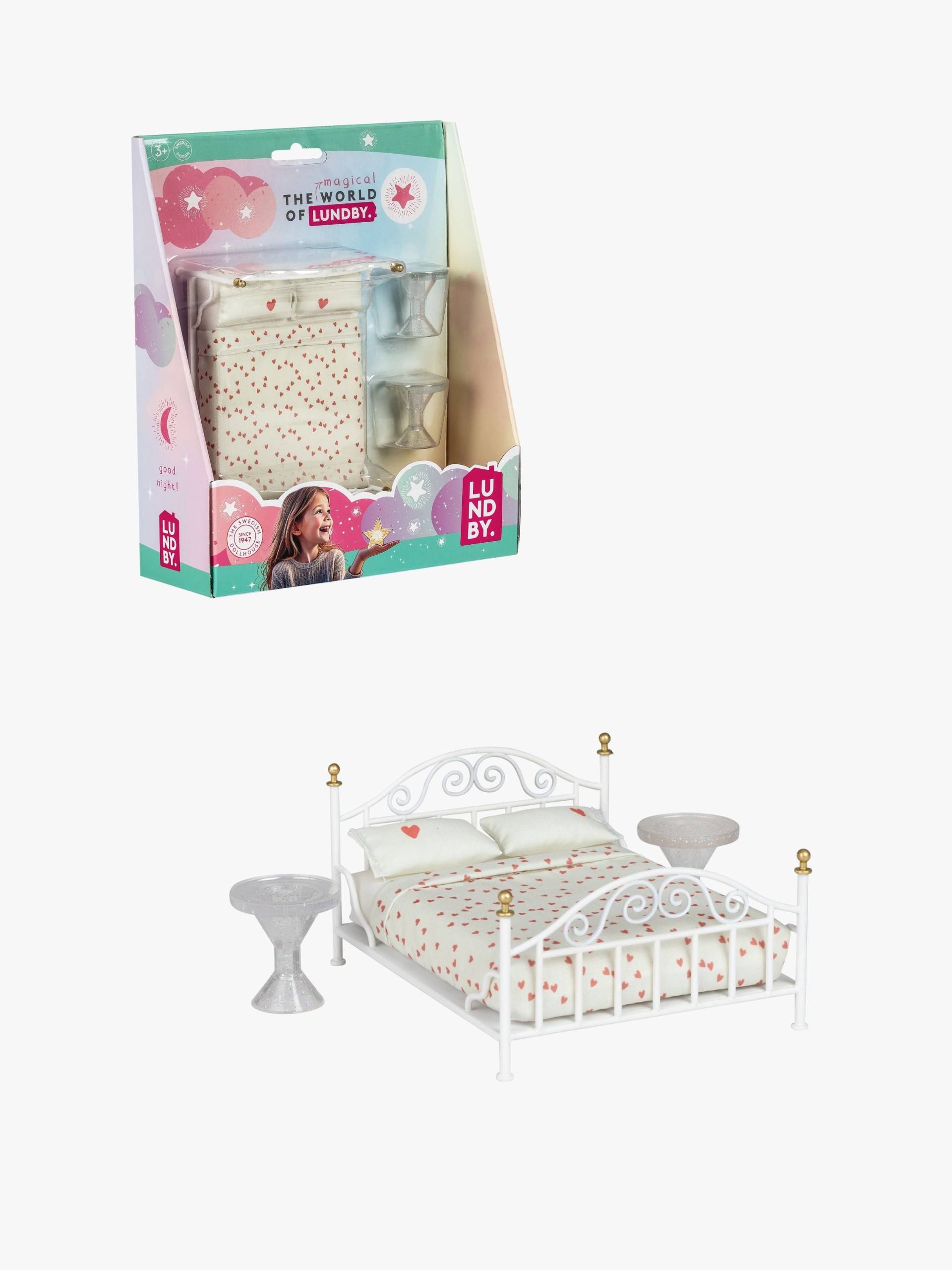 Lundby Puppenhauszubehör Bett Klassisch von Lundby