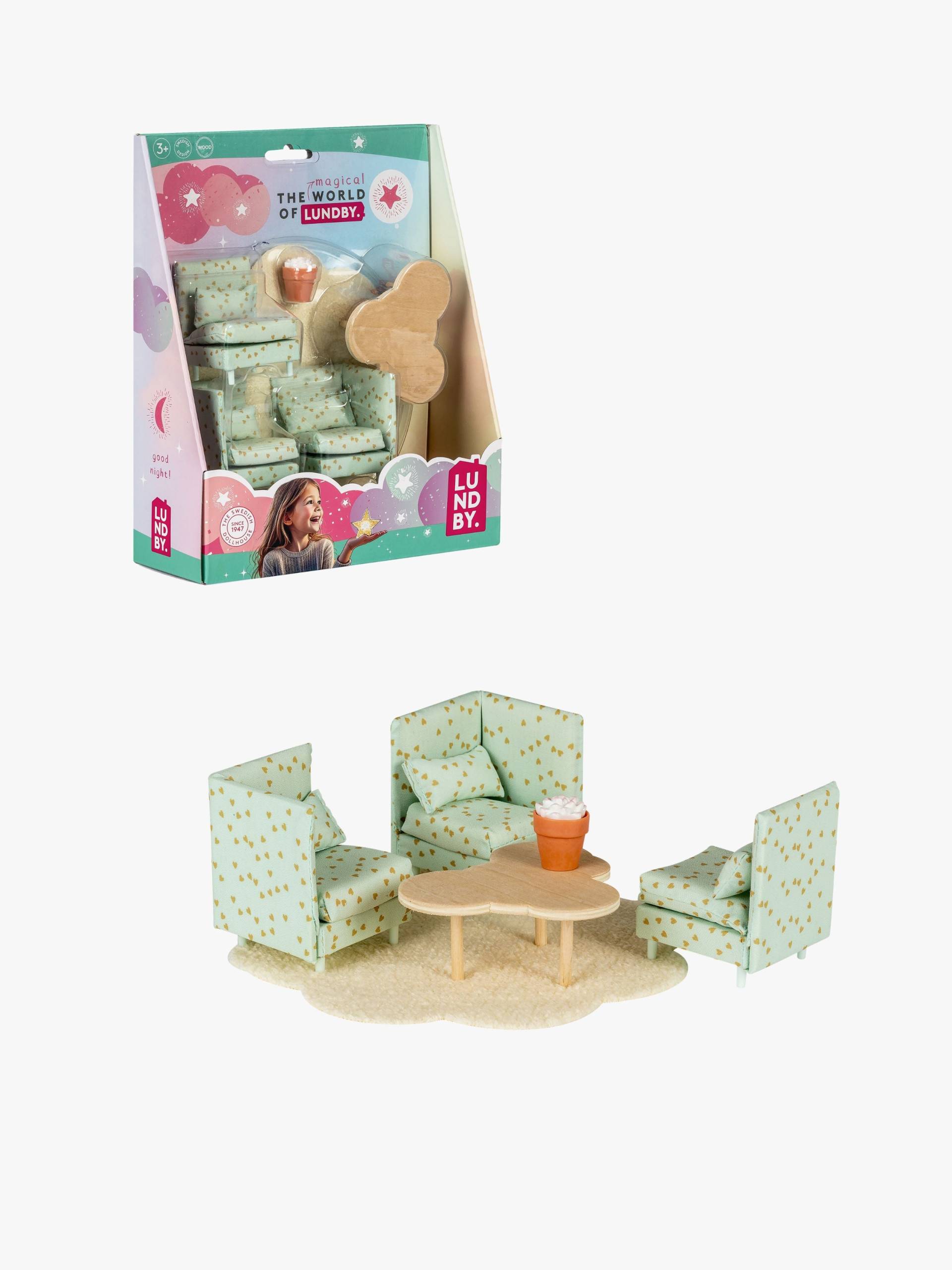 Lundby Puppenhauszubehör Lounge Sofa, Kindersofa, Kindercouch, Kinder Lundby Puppenhauszubehör Lounge Sofa, Kindersofa, Kindercouch, Kinder von Lundby