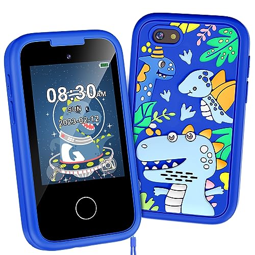 Kinder Smart Phone für Jungen, Weihnachten Geburtstag Geschenke für Jungen Mädchen Alter 3-10 Kinderspielzeug Handy, 2,8 „Touchscreen Kleinkind Lernen Spielen Spielzeug Telefon mit 8G SD-Karte (blau) Kinder Smart Phone für Jungen, Weihnachten Geburtstag Geschenke für Jungen Mädchen Alter 3-10 Kinderspielzeug Handy, 2,8 „Touchscreen Kleinkind Lernen Spielen Spielzeug Telefon mit 8G SD-Karte (blau) von Luoba