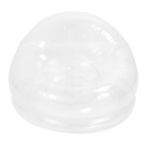 Luocute Klarer Blowsofa -Sitze, Transparenter Aufblasbarer Stuhl mit Ausgezeichneter Rückenstütze, Hochwertiger PVC, Sitzgelegenheiten Im Innen- und Außenbereich für Wohnräume, Ideal Zum von Luocute