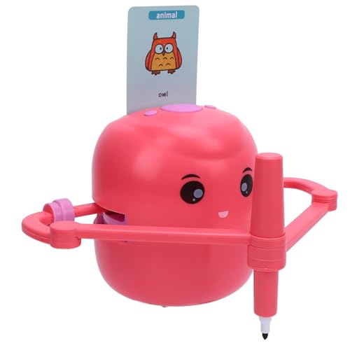 Luocute Roboter für Bildungszeichnung, Interaktiver Smart Drawing Roboter für mit 100 Karten, 14 Stifte, Sprachinteraktion, Ideales Bildungsspielzeug für Jungen Mädchen, Geburtstags (Rosa) von Luocute