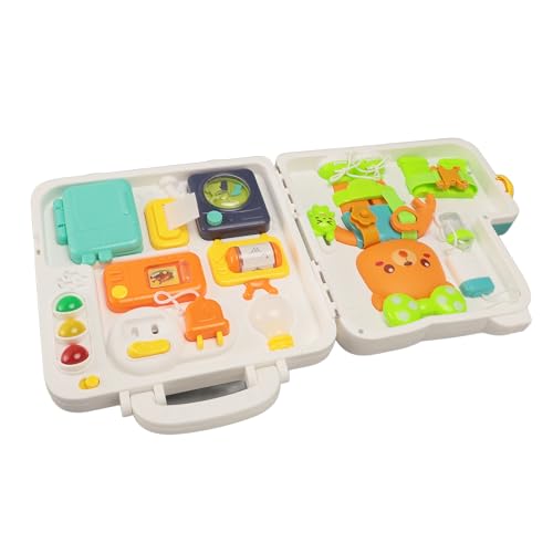 Luocute Sensorisches Spielzeugaktivitätsbrett Baby Fine Motor Training Sensorisches Spielzeug Frühes Bildungsspielzeug für Kinder von Luocute