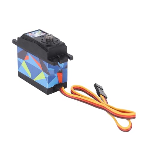 RC Servo, 35 Kg Digitales Servo High Drehmoment mit 25T -Servoarm für 1/10 1/12 Skala RC -LKW Roboter DIY (180 Grad) von Luocute