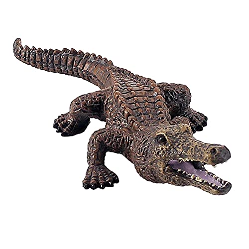 Luoji Spielzeug Krokodil-Figur, kreatives Krokodil-Tier, Ornament, simuliertes Krokodil, für Lernspielzeug von Luoji