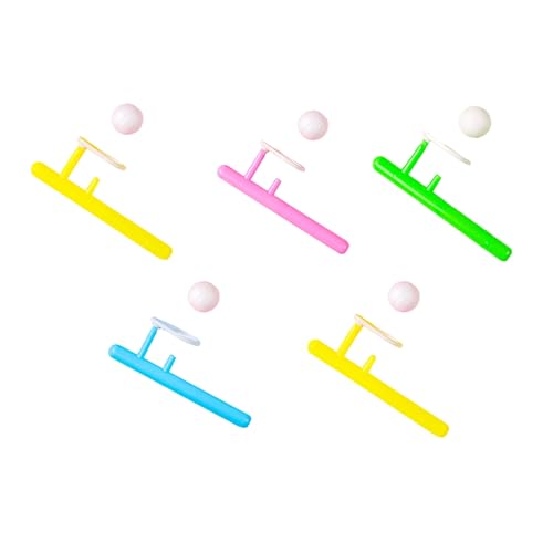 Luojuny Baby Oral Motor Skills Toy Smooth Surface Sure Here Is A Product Title for Listing 1 Set Floating Blow Ball Balance Training Fun Muscle Exercise Random Color 5pcs von Luojuny