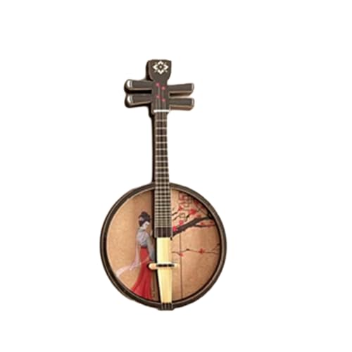Luojuny Kompakter Magnet mit ethnischem Musikinstrumenten-Design, chinesischer Stil, Kühlschrank, leicht, leicht zu verstauen, Elegantes Kühlschrankdekor für Zuhause A von Luojuny