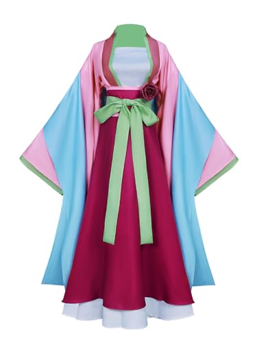 Luoweiming Anime Cos Maomao Cosplay-Kostüm für Damen, Kimono, Uniform, Halloween, personalisierbar (Rosa, XXXL) von Luoweiming