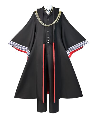 Luoweiming Anime Elias Ainsworth Cosplay Kostüm Outfits für Halloween Karneval Party Anzug Set (Schwarz, XXXL) von Luoweiming