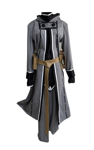 Luoweiming Anime Rudeus Greyrat Cosplay Kostüm für Halloween Weihnachten Party Kleidung Komplettes Set (Grau, L) von Luoweiming