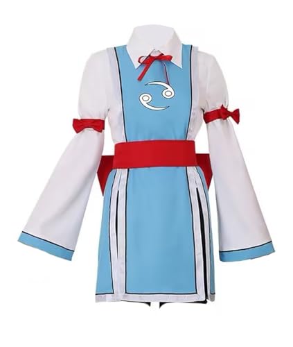 Uni Anime Lucy Heartfilia Cosplay Kostüm Halloween Weihnachten Kleid Uniform (Blau, XXL) von Luoweiming