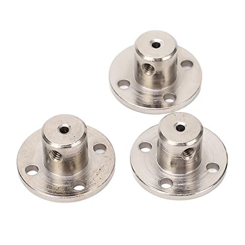 5 Stück Flanschkupplungsstecker, 2 Mm Innendurchmesser, Robust und Langlebig, Perfekte Passform, Galvanisiert, Spezielles Design von Luqeeg