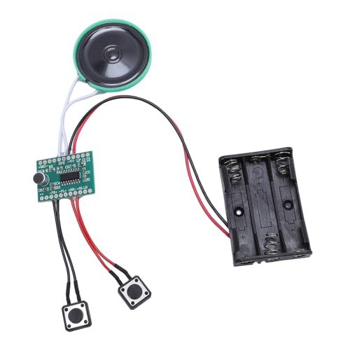Luqeeg 4 Minuten DIY -Grußkartenchip, Musik -Sound Aufnahmemodul, Rekordsprachchip mit Lautsprecher für Urlaubshandwerk, Karten, Schmuckschachteln, Support Wiederholungsaufnahmen Luqeeg 4 Minuten DIY -Grußkartenchip, Musik -Sound Aufnahmemodul, Rekordsprachchip mit Lautsprecher für Urlaubshandwerk, Karten, Schmuckschachteln, Support Wiederholungsaufnahmen von Luqeeg