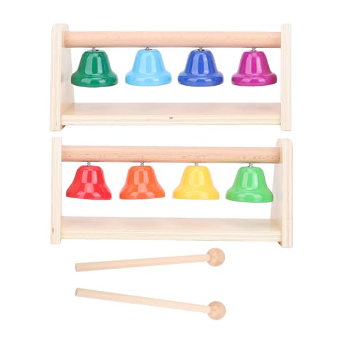 Luqeeg 8 Hinweis Musical Desktop Bell, Hölzernes Xylophon Buntes Handglocken mit 2 MALTETS Montessori Percussion Toys für 2-9-jährige Kinder Musik Aufklärung & Instrumente Bildung Luqeeg 8 Hinweis Musical Desktop Bell, Hölzernes Xylophon Buntes Handglocken mit 2 MALTETS Montessori Percussion Toys für 2-9-jährige Kinder Musik Aufklärung & Instrumente Bildung von Luqeeg