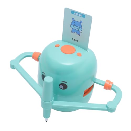 Einfügen 100 Zeichnungskarten Sprachinteraktion Automatisch Malerei Bildungsschloss Roboter Set Montessori Lernspielzeug mit 2 Zeichenstiften, Zeichnen von Roboter für, Mädchen von Luqeeg