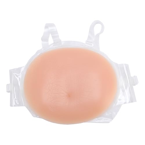 Luqeeg Künstlicher Bauch aus Silikon, Schwangerschaftsbauch mit Verstellbarem Riemen, Fotografie-Schauspieler-Performance-Requisite, Entworfen für Männer, Schnell und Einfach in Jeder Luqeeg Künstlicher Bauch aus Silikon, Schwangerschaftsbauch mit Verstellbarem Riemen, Fotografie-Schauspieler-Performance-Requisite, Entworfen für Männer, Schnell und Einfach in Jeder von Luqeeg