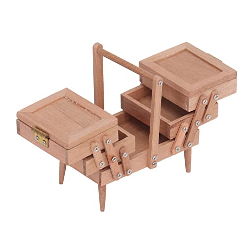 Luqeeg Maßstab 1:12 Puppenhausmöbel, Puppenhaus-Nähkästchen, Miniatur-Nähgarnschere Miniatur-Puppenhaus-Zubehör, Geeignet für Puppe, GSC-Puppenhaus-Dekoration Luqeeg Maßstab 1:12 Puppenhausmöbel, Puppenhaus-Nähkästchen, Miniatur-Nähgarnschere Miniatur-Puppenhaus-Zubehör, Geeignet für Puppe, GSC-Puppenhaus-Dekoration von Luqeeg