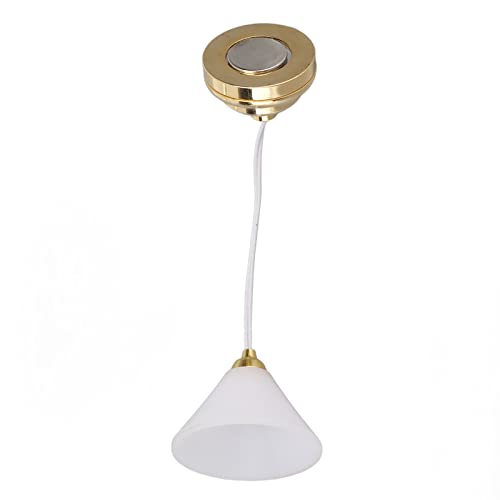 Luqeeg Puppenstubenlampe, 1:12 Deckenlampenmodell, LED-Simulation Zum Aufhängen, Miniatur-Kronleuchter, Tischleuchte, Deckenlampe, Batterieleistung, Puppenstuben-Beleuchtungszubehör Luqeeg Puppenstubenlampe, 1:12 Deckenlampenmodell, LED-Simulation Zum Aufhängen, Miniatur-Kronleuchter, Tischleuchte, Deckenlampe, Batterieleistung, Puppenstuben-Beleuchtungszubehör von Luqeeg