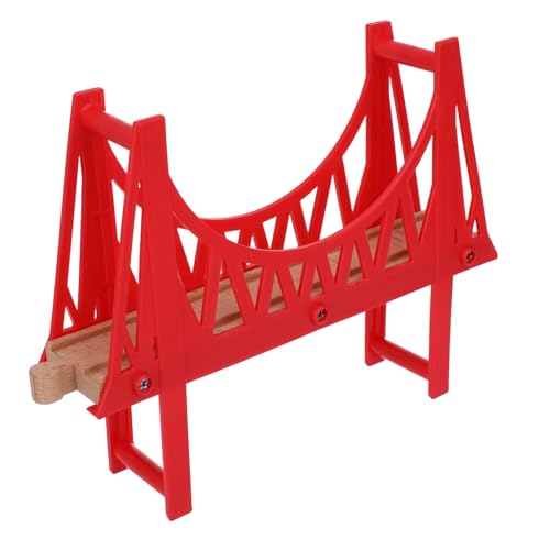 Doppeldeckige Holzbrücke für Holzeisenbahn DIY Modell Kompatibel mit Gängigen Spielzeugzügen Langlebig Gleisgestaltung für Zuhause und Schule Doppeldeckige Holzbrücke für Holzeisenbahn DIY Modell Kompatibel mit Gängigen Spielzeugzügen Langlebig Gleisgestaltung für Zuhause und Schule von Lurrose