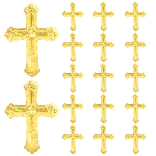 Lurrose 1 Beutel Tauftischdeko: 90g Kreuz-Tischkonfetti, Deko-Accessoires für Kommunionfeiern und Party-Dekorationen von Lurrose